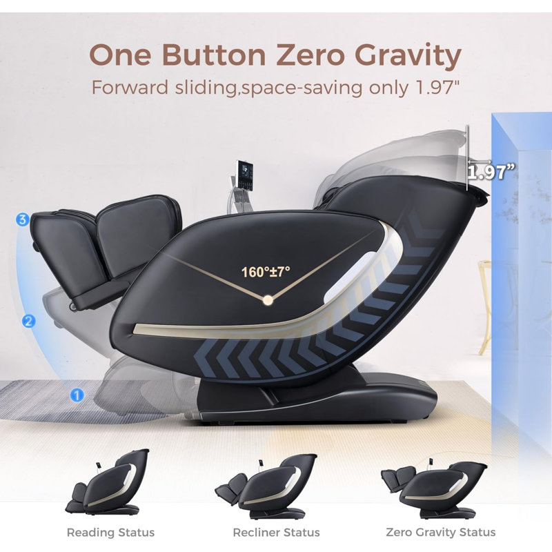 Inbox Zero Zero Gravity Massage Chair Full Body With Auto Inbox Zero Zero Gravity Massage Chair Full Body With Auto